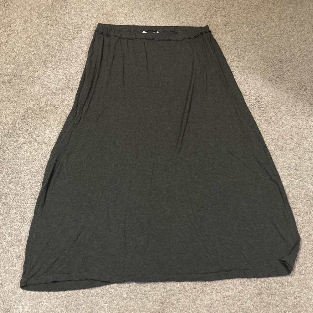 Max Studio Charcoal Maxi Skirt